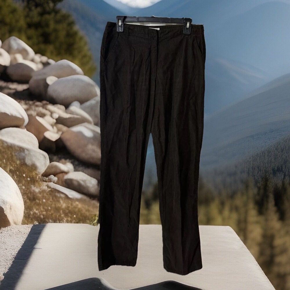 Y2K Brooks 346 Corduroy Dark Brown Pants Hong Kong 3pockets Old Stock-sz 8